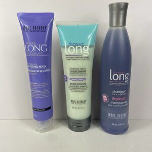 Marc Anthony Forever Long 6oz Mask , 12.9oz Curly Shampoo & 8.3oz Treatment Set